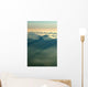 Sunlight through Mountain Peaks Wall Decal