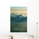 Sunlight through Mountain Peaks Wall Decal