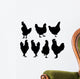 Hens and Roosters Set Wall Decal
