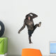 monkey monkeying  and screaming on one foot Wall Decal