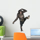 monkey monkeying  and screaming on one foot Wall Decal