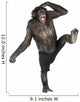 monkey monkeying  and screaming on one foot Wall Decal