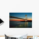 Bridge Sun Set Wall Decal