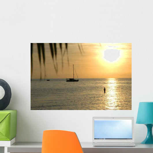Bali Sunset Wall Decal