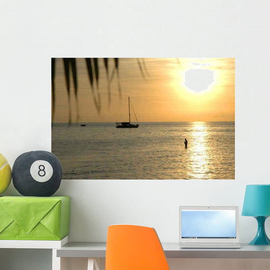 Bali Sunset Wall Decal