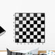 Chessboard Black and White Wall Mural