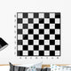 Chessboard Black and White Wall Mural