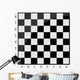 Chessboard Black and White Wall Mural