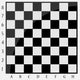 Chessboard Black and White Wall Mural