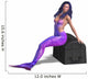 Beautiful Mermaid Wall Decal