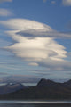 Lenticular Clouds over Mountains Wall Mural