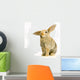 rabbit on white background Wall Decal