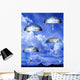 Rain Umbrellas Wall Decal