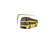 Yellow Double Decker Bus Wall Decal