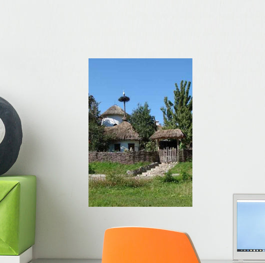 Ukrainian Village Yard 02 Wall Decal