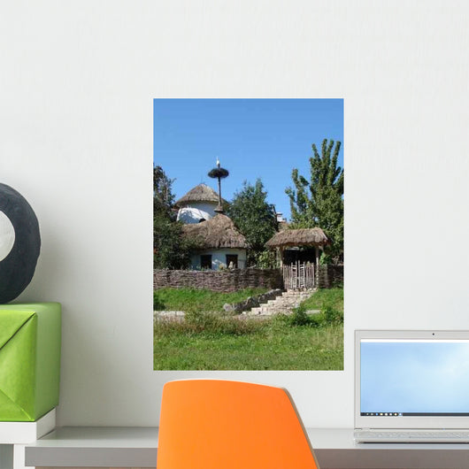 Ukrainian Village Yard 02 Wall Decal