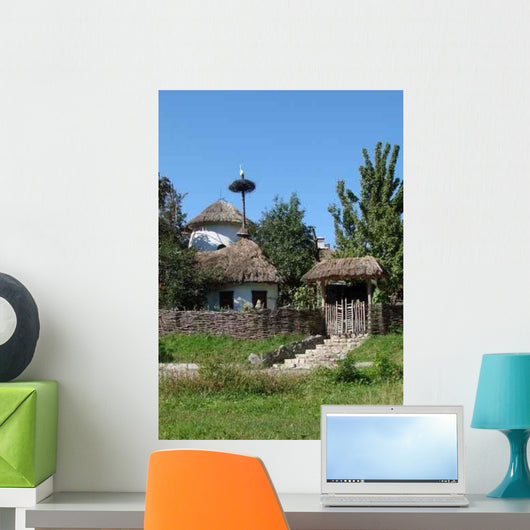 Ukrainian Village Yard 02 Wall Decal