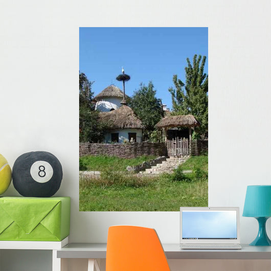 Ukrainian Village Yard 02 Wall Decal