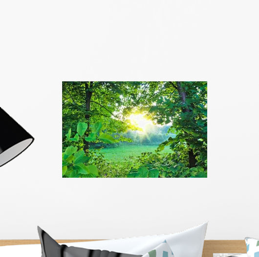 Summer Forest Wall Decal Design 1