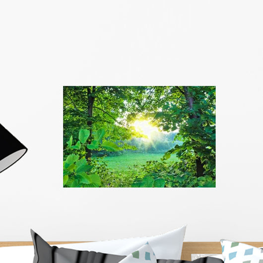 Summer Forest Wall Decal Design 1