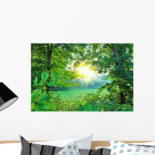 Summer Forest Wall Decal Design 1