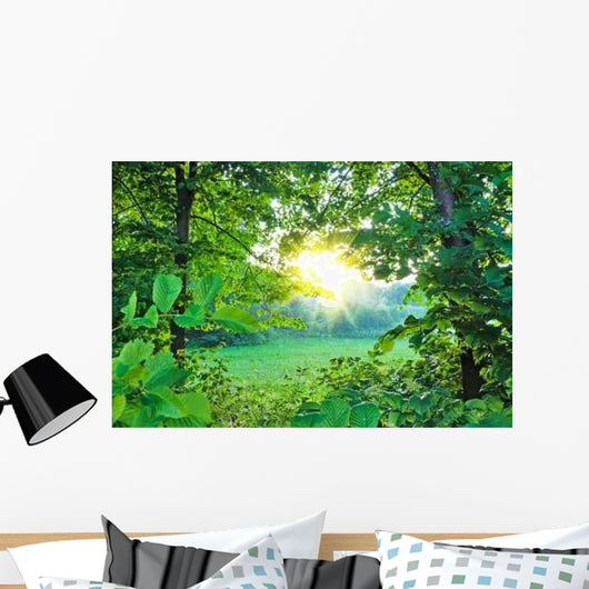 Summer Forest Wall Decal Design 1