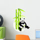 Bamboo and Panda Wall Decal