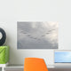 Pelicans in Key Formation Wall Mural