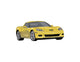 Yellow Sports Car Wall Decal