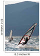 Windsurfers at the garda lake in Italy Wall Mural