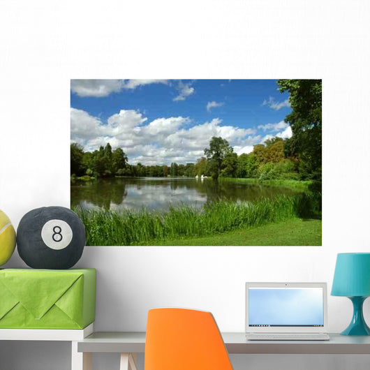 Park Lake Wall Decal