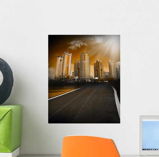 city scene Wall Mural