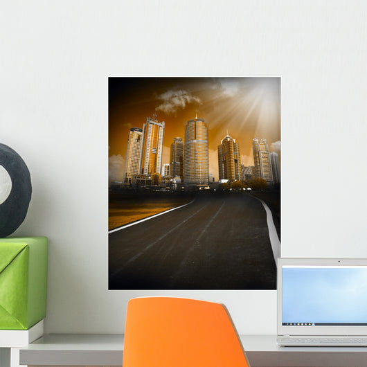 city scene Wall Mural