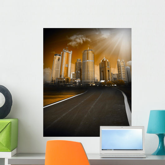 city scene Wall Mural