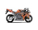 Orange Honda Motorcycle Wall Decal