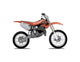Orange off Road Motorcycle Wall Decal