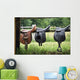 Saddles Wall Mural