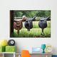Saddles Wall Mural
