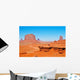 Indianer im Monument Valley Wall Decal
