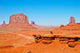 Indianer im Monument Valley Wall Decal
