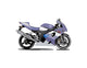 Purple Suzuki Motorcycle Wall Decal