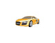 Yellow Sports Car Side Wall Decal