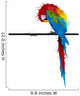 Vector Parrot Parakeet Graffiti Wall Decal