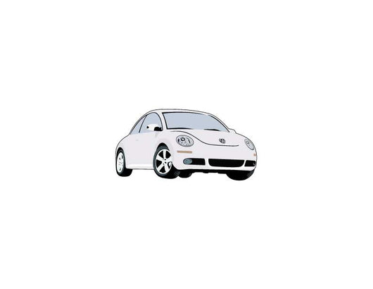 White Volkswagen Wall Decal