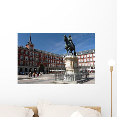 Madrid1 Wall Decal shown on a wall