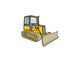 Yellow Bulldozer Wall Decal