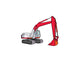 Red Excavator Wall Decal