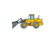 Yellow Loader Wall Decal