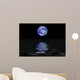 Moon on Night Wall Mural