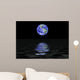 Moon on Night Wall Mural